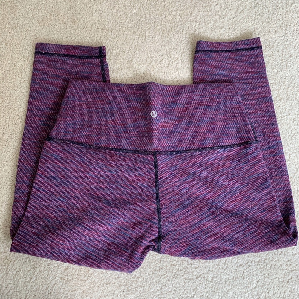 Lululemon high rise knit leggings sz. 6